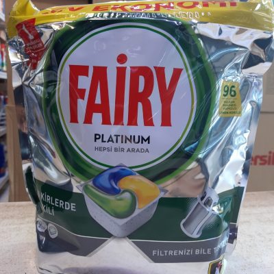 قیمت و خرید قرص ظرفشویی فیری پلاتنیوم 96 عددی از فروشگاه ارس پارلاک